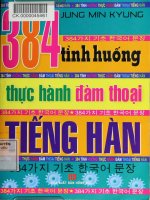 Ebook 384 tình huống thực hành đàm thoại tiếng Hàn: Phần 1