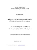 Phân chia tải cho 02 động cơ xoay chiều làm việc song song nối cứng trục (LV thạc sĩ)