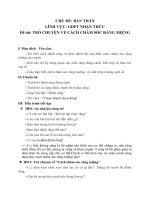 CĐ:  bản thân:  Trò chuyện về cách chăm sóc răng miệng