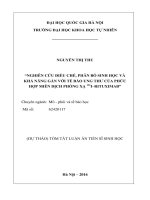 “NGHIÊN cứu điều CHẾ, PHÂN bố SINH học và KHẢ NĂNG gắn với tế bào UNG THƢ của PHỨC hợp MIỄN DỊCH PHÓNG xạ 131I–RITUXIMAB 