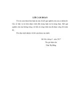 Tổng hợp, nghiên cứu khả năng phát quang của một số phức chất có chứa phối tử quinolin đa càng 