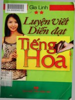 Ebook Luyện viết  diễn đạt tiếng Hoa (Tập 2): Phần 1