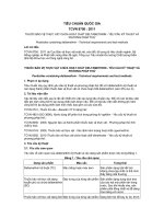 Thuốc bảo vệ thực vật chứa hoạt chất deltamethrin  yêu cầu kỹ thuật và phương pháp thử