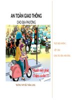 Thiết kế tập san tuyên truyền an toàn giao thông 