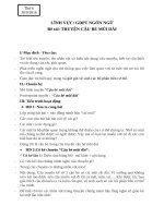 giáo án TRUYỆN cậu BÉ MŨI DÀI