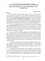 Biến đổi khí hậu và phát triển bền vững ở Việt Nam