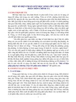 Skkn một số biện pháp giúp học sinh lớp 2 học tốt phân môn chính tả 