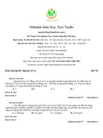 Đề số 6đáp án 