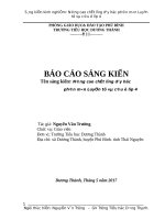 Sáng kiến kinh nghiệm nâng cao chất lượng dạy học phân môn luyên từ và câu ở lớp 4 