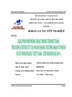 Giải pháp mở rộng hoạt động thanh toán tín dụng chứng từ tại ngân hàng thương mại cổ phần xuất nhập khẩu việt nam   chi nhánh quận 4 