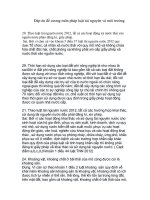 Đáp án đề cương môn pháp luật tài nguyên và môi trường