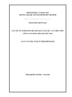 Các yếu tố ảnh hưởng đến kết quả làm việc của nhân viên công ty xi măng holcim việt nam 