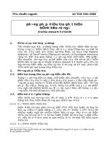 Phương pháp điều tra phát hiện bệnh héo rũ ngô