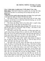 Đề cương HỆ THỐNG THÔNG TIN ĐỊA LÝ (GIS)  VÀ VIỄN THÁM