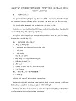 BÁO cáo THỰC tập VẬN HÀNH HỆ THỐNG SBR – XỬ LÝ SINH HỌC BẰNG DÒNG CHẢY LIÊN TỤC