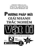 Phương pháp mới giải nhanh trắc nghiệm vật lí