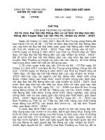 tổ chức Đại hội Hội Nông dân cơ sở tiến tới Đại hội Hội Nông dân huyện Hậu Lộc lần thứ XI, nhiệm kỳ 2018 – 2023