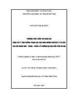 Phương pháp kiểm tra đánh giá bằng xử lý tình huống trong dạy học môn NNLCBCCNML –phần 2 ở trường ĐH Kiến Trúc Hà Nội