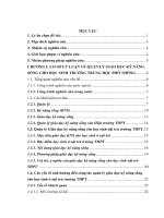 Quản lý giáo dục kĩ năng sống cho học sinh nội trú trường THPT mùn chung, huyện tuần giáo, tỉnh điện biên 