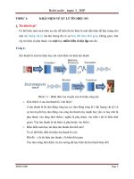 ÔN tập môn DSP TOPIC 1 ÔN tập môn DSP TOPIC 1