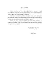 Đánh giá chất lượng nước sông Chu, đoạn chảy qua huyện Thọ Xuân, tỉnh Thanh Hóa 6 tháng đầu năm 2016