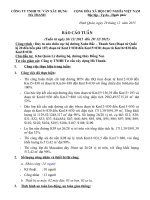 BÁO CÁO GIÁM SÁT CÔNG TRÌNH XÂY DỰNG GIAO THÔNG