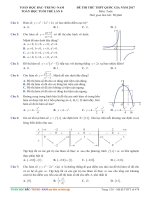 toanmath com   đề thi thử THPT quốc gia 2017 môn toán   tạp chí toán học tuổi trẻ lần 8