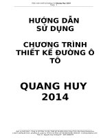 HƯỚNG DẪN THIẾT KẾ ĐƯỜNGHƯỚNG DẪN THIẾT KẾ ĐƯỜNGHƯỚNG DẪN THIẾT KẾ ĐƯỜNGHƯỚNG DẪN THIẾT KẾ ĐƯỜNG