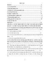 Vận dụng quan điểm lịch sử - cụ thể vào dạy học môn tư tưởng Hồ Chí Minh ở trường Đại học kĩ thuật y tế Hải Dương