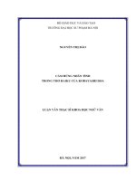 CẢM HỨNG NHÂN TÌNH TRONG THƠ HAIKU CỦA KOBAYASHI ISSA