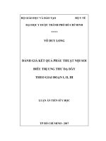 Đánh giá kết quả phẫu thuật nội soi điều trị ung thư dạ dày theo giai đoạn i, II, III 