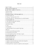 NIÊN LUẬN KHOA KHÍ TƯỢNG THỦY VĂN: Nghiên cứu chất lượng nước tại ven biển Thái Bình