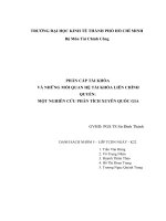 Fiscal decentralization and intergovernmental fiscal relations   a cross country analysis