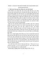 Cơ sở lý thuyết về hiệu quả hoạt động sản xuất kinh doanh