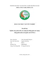 BC thực tập: Nghiên cứu, phát triển xây dựng hệ thống giám sát mạng  bằng phần mềm mã nguồn mở ICINGA