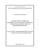 Nâng cao chất lượng cán bộ, công chức tại Chi cục Quản lý thị trường tỉnh Thái Nguyên