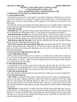 SỰ HẤP THỤ NƯỚC VÀ MUỐI KHOÁNG Ở RỄ