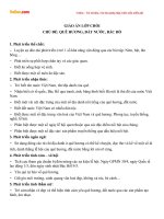 Giáo án chủ đề Quê hương, đất nước, Bác Hồ 