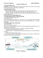 CẢM ỨNG Ở ĐỘNG VẬT VÀ BÀI TẬP TRẮC NGHIỆM