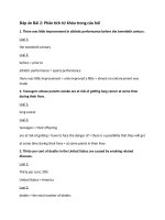 Đáp án bài 2 phân tích từ khóa trong câu hỏi đính kèm với video bài 2b 