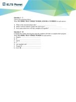 Listening practice 1607 