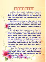 Nâng cao chất lượng phục vụ lưu trú tại khách sạn park view – huế 