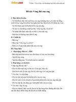 Giáo án mầm non đề tài: Vòng đời của ong 