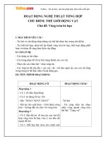 Giáo án mầm non đề tài: Vòng tròn bè bạn 