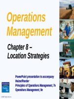 Operation management 10e heizer render chapter 08