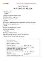 Giáo án truyện Giọt nước tí xíu 