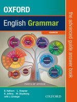 Oxford English grammar advance