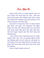 Đánh giá sự hài lòng của khách du lịch tập đoàn dai ichi life đối  với tour du lịch teambuilding của công ty CPDL hành trình xanh 