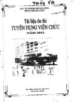 tài liệu ôn thi tuyển dụng viên chức đà nẵng