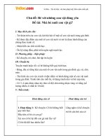 Giáo án mầm non đề tài: Nhà bé nuôi con vật gì? 